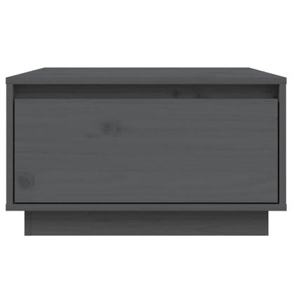 vidaXL Coffee Table Grey 55x56x32 cm Solid Wood Pine