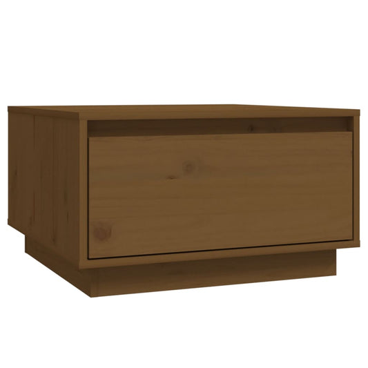 vidaXL Coffee Table Honey Brown 55x56x32 cm Solid Wood Pine
