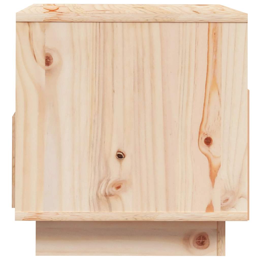 813425 vidaXL TV Cabinet 60x35x37 cm Solid Wood Pine