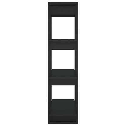 vidaXL Book Cabinet/Room Divider Black 80x30x123,5 cm