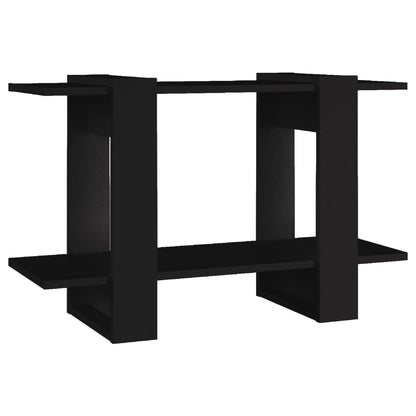 vidaXL Book Cabinet/Room Divider Black 80x30x51 cm