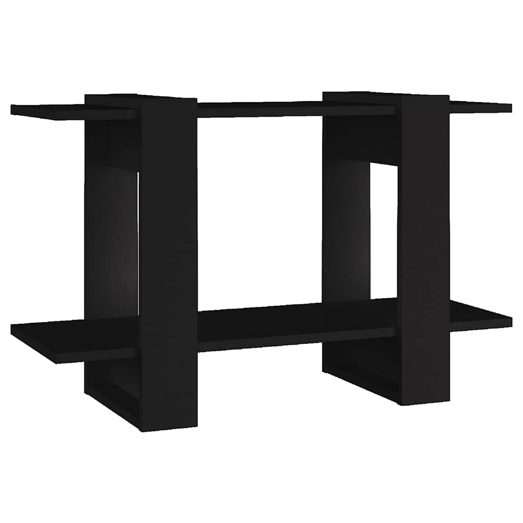 vidaXL Book Cabinet/Room Divider Black 80x30x51 cm