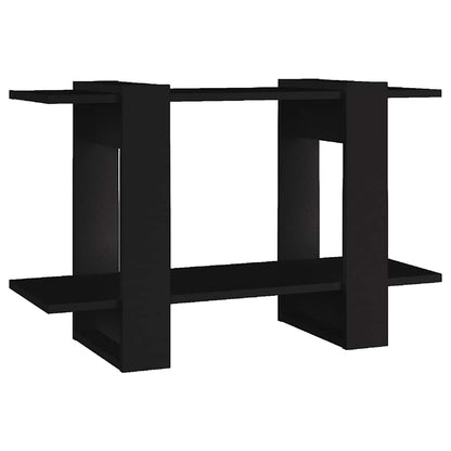 vidaXL Book Cabinet/Room Divider Black 80x30x51 cm