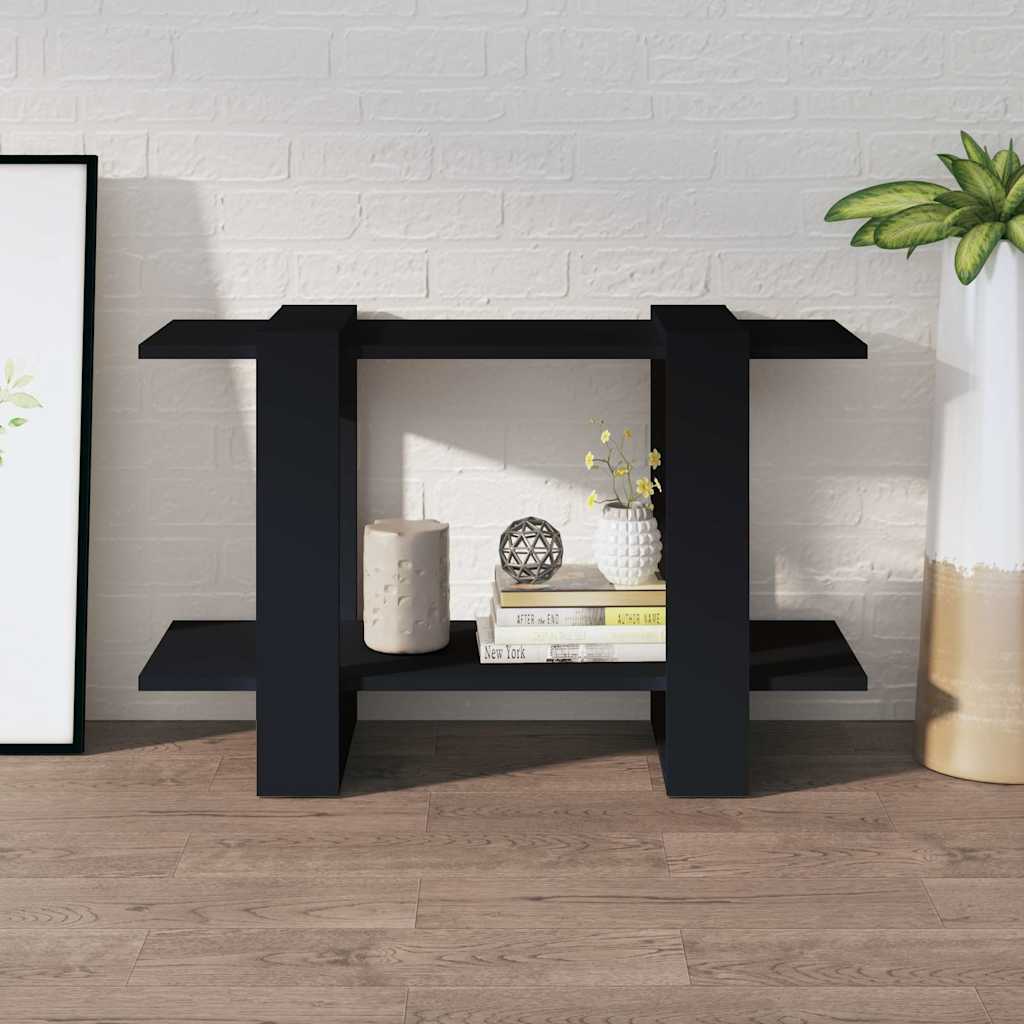 vidaXL Book Cabinet/Room Divider Black 80x30x51 cm