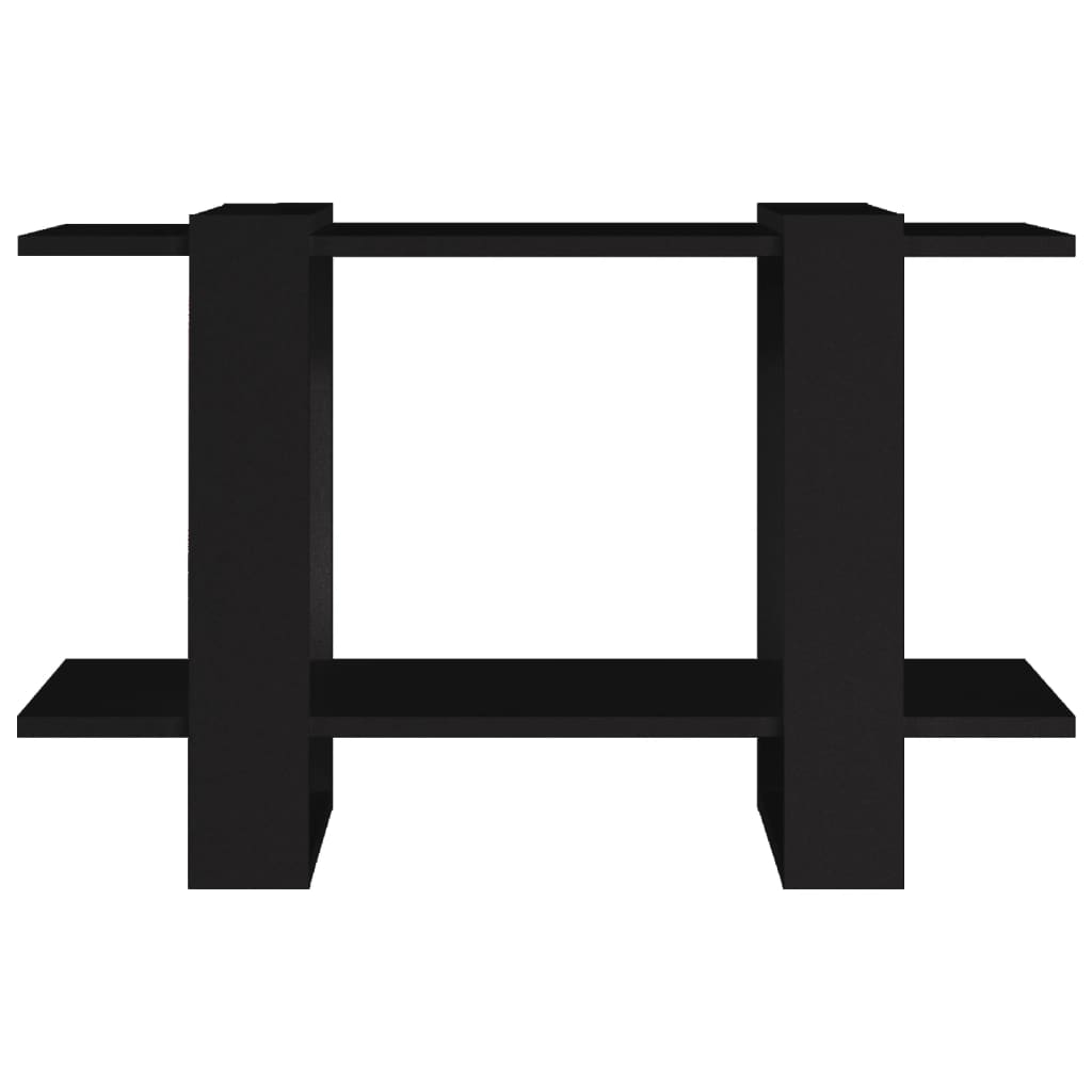 vidaXL Book Cabinet/Room Divider Black 80x30x51 cm