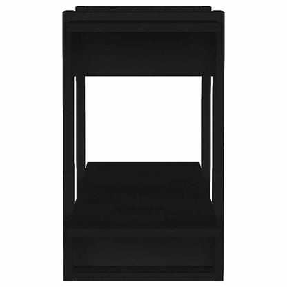 vidaXL Book Cabinet/Room Divider Black 80x30x51 cm
