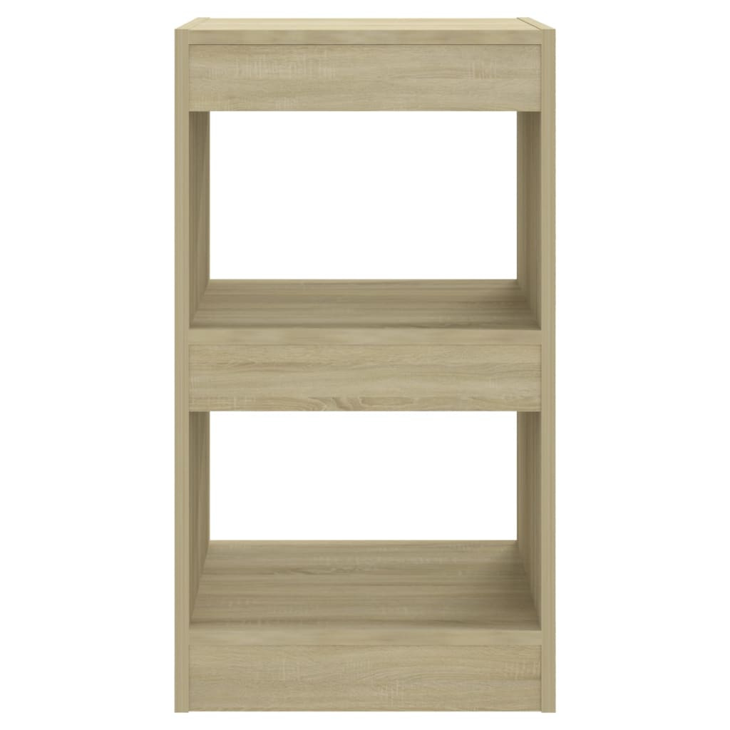 vidaXL Book Cabinet/Room Divider Sonoma Oak 40x30x72 cm