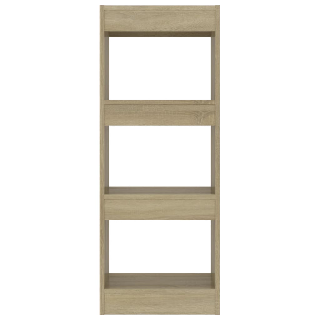vidaXL Book Cabinet/Room Divider Sonoma Oak 40x30x103 cm Engineered Wood
