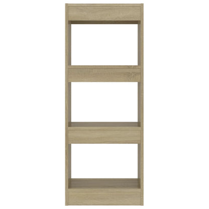 vidaXL Book Cabinet/Room Divider Sonoma Oak 40x30x103 cm Engineered Wood