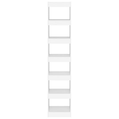 vidaXL Book Cabinet/Room Divider White 40x30x198 cm