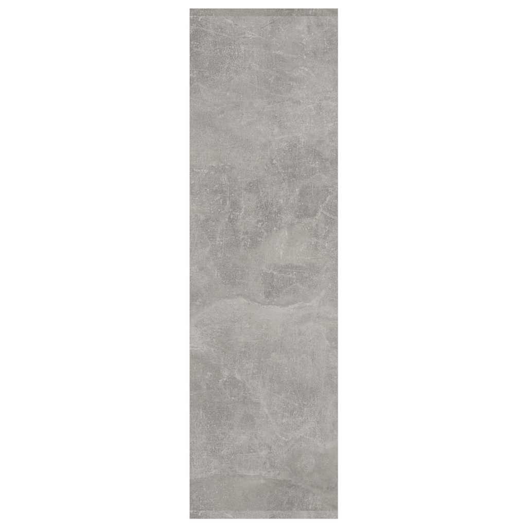 vidaXL Book Cabinet/Room Divider Concrete Grey 60x30x103 cm