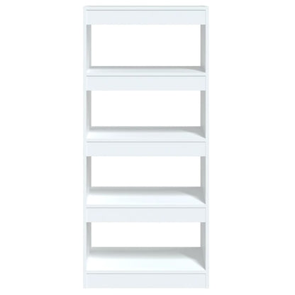 vidaXL Book Cabinet/Room Divider White 60x30x135 cm Engineered Wood