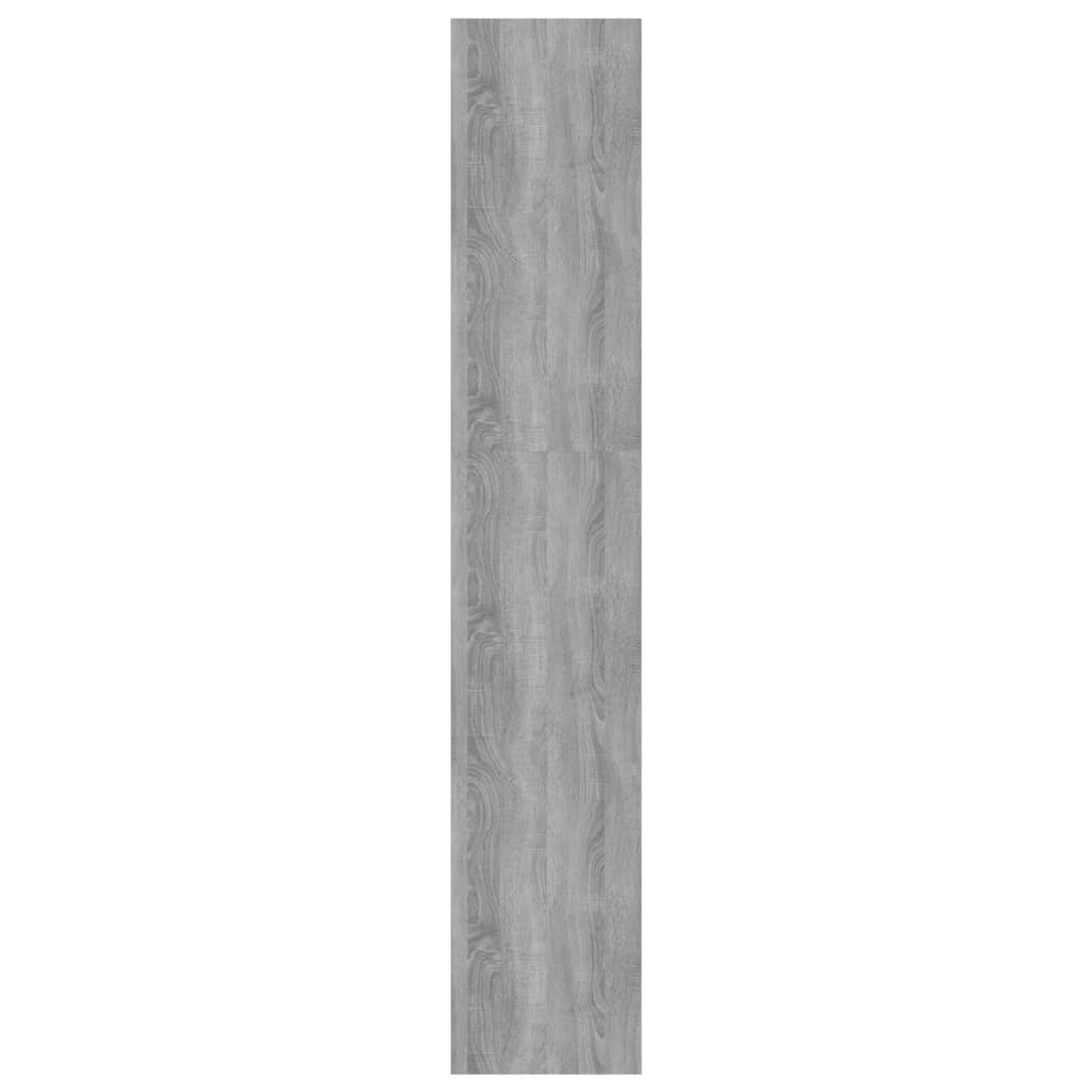 vidaXL Book Cabinet/Room Divider Concrete Grey 60x30x166 cm Engineered Wood