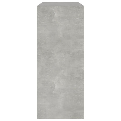 vidaXL Book Cabinet/Room Divider Concrete Grey 80x30x72 cm