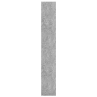 vidaXL Book Cabinet/Room Divider Concrete Grey 80x30x198 cm Engineered Wood