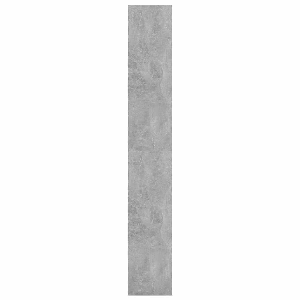 vidaXL Book Cabinet/Room Divider Concrete Grey 80x30x198 cm