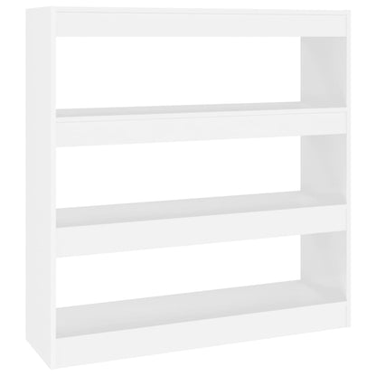 vidaXL Book Cabinet/Room Divider White 100x30x103 cm