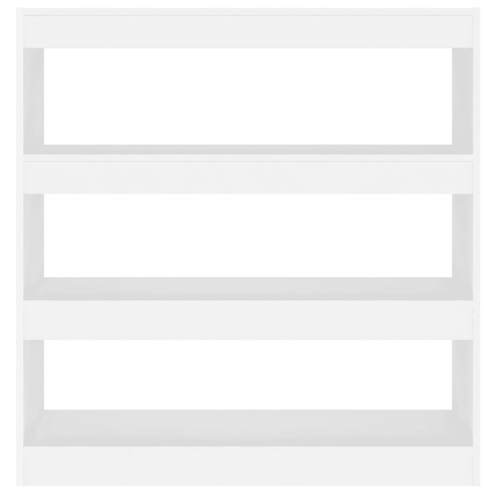 vidaXL Book Cabinet/Room Divider White 100x30x103 cm