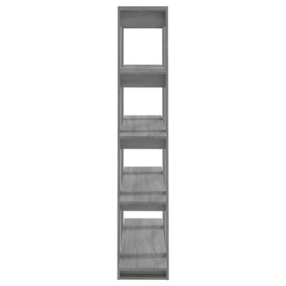 813561 vidaXL Book Cabinet/Room Divider Grey Sonoma 100x30x160 cm