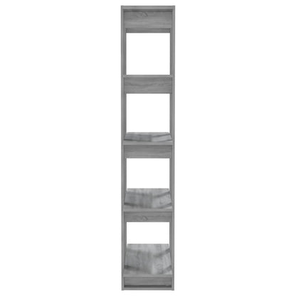 vidaXL Book Cabinet/Room Divider Grey Sonoma 80x30x160 cm Engineered Wood