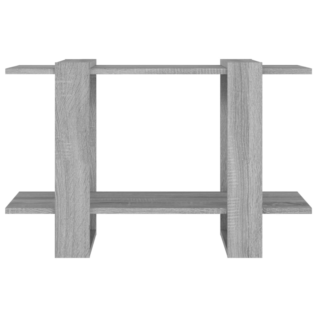 vidaXL Book Cabinet/Room Divider Grey Sonoma 80x30x51 cm