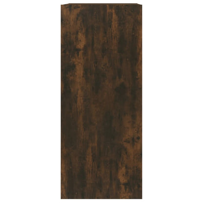 vidaXL Book Cabinet/Room Divider Smoked Oak 40x30x72 cm