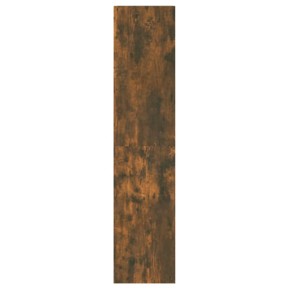 vidaXL Book Cabinet/Room Divider Smoked Oak 40x30x135 cm