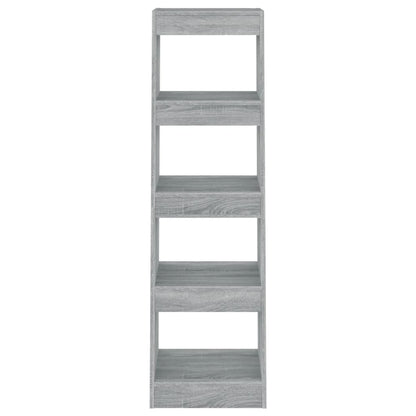 vidaXL Book Cabinet/Room Divider Grey Sonoma 40x30x135 cm