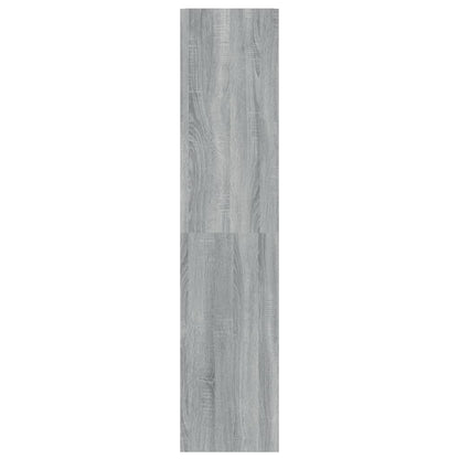 vidaXL Book Cabinet/Room Divider Grey Sonoma 40x30x135 cm
