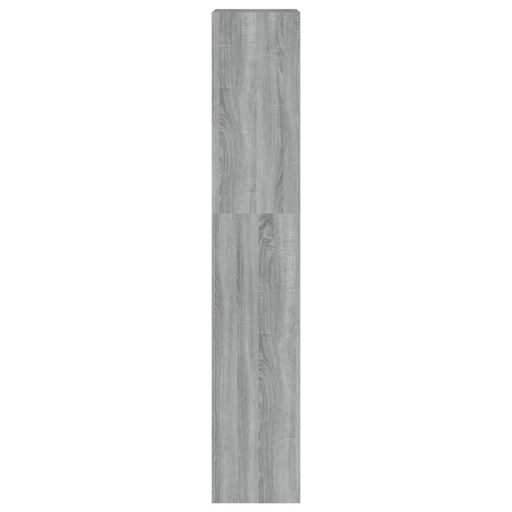 vidaXL Book Cabinet/Room Divider Grey Sonoma 40x30x166 cm