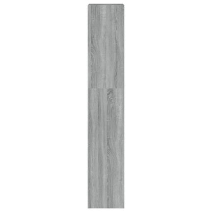 vidaXL Book Cabinet/Room Divider Grey Sonoma 40x30x166 cm