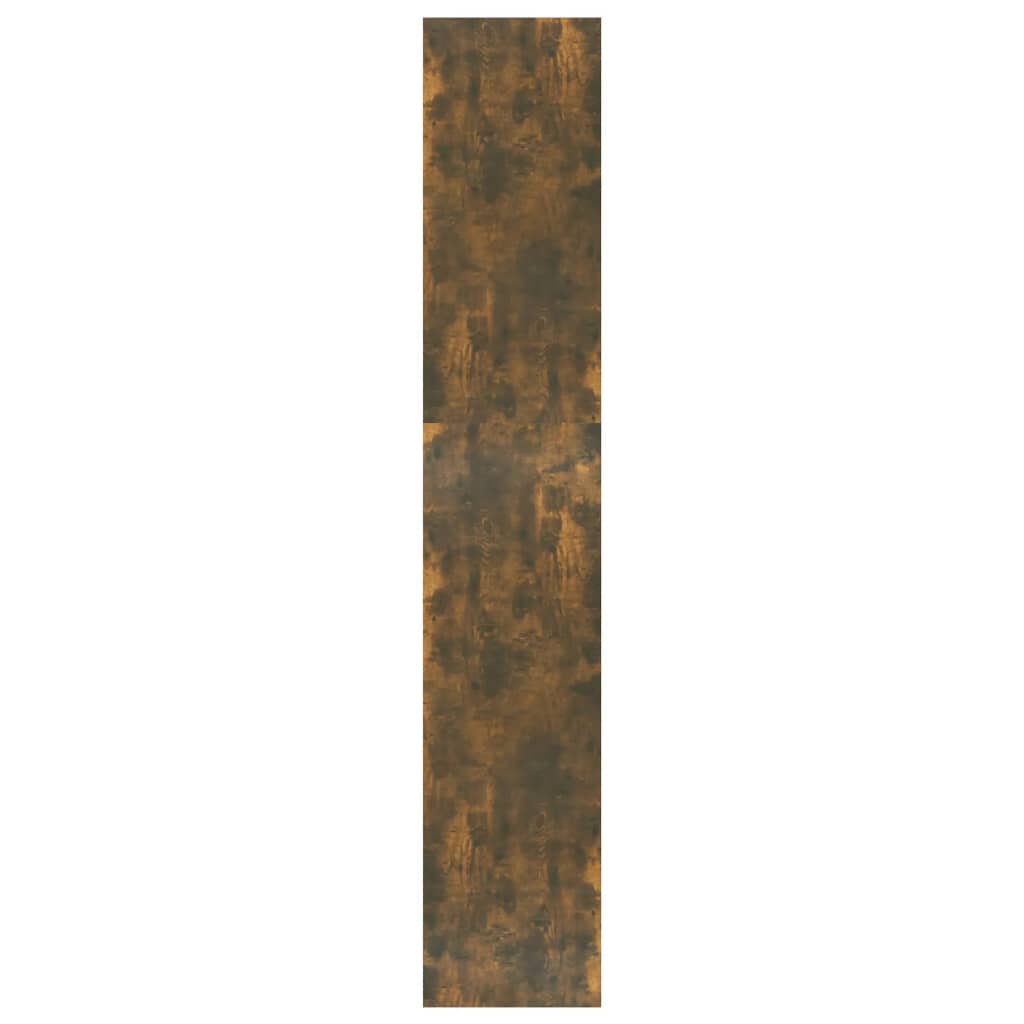 vidaXL Book Cabinet/Room Divider Smoked Oak 60x30x166 cm Engineered Wood