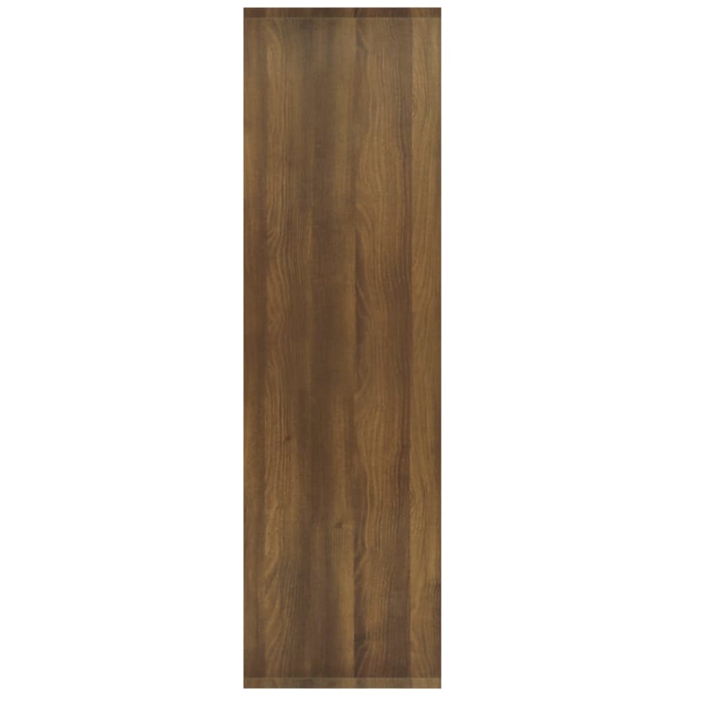 vidaXL Book Cabinet/Room Divider Brown Oak 80x30x103 cm Engineered wood