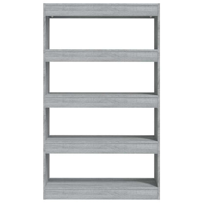 vidaXL Book Cabinet/Room Divider Grey Sonoma 80x30x135 cm