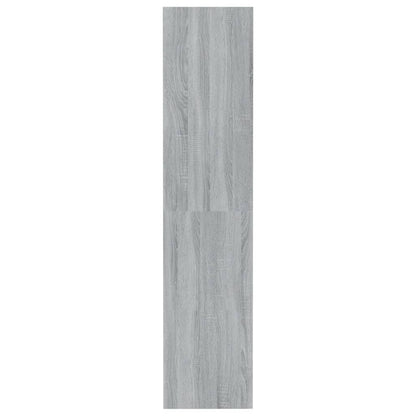 vidaXL Book Cabinet/Room Divider Grey Sonoma 80x30x135 cm Engineered Wood