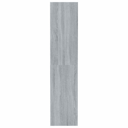 vidaXL Book Cabinet/Room Divider Grey Sonoma 80x30x135 cm