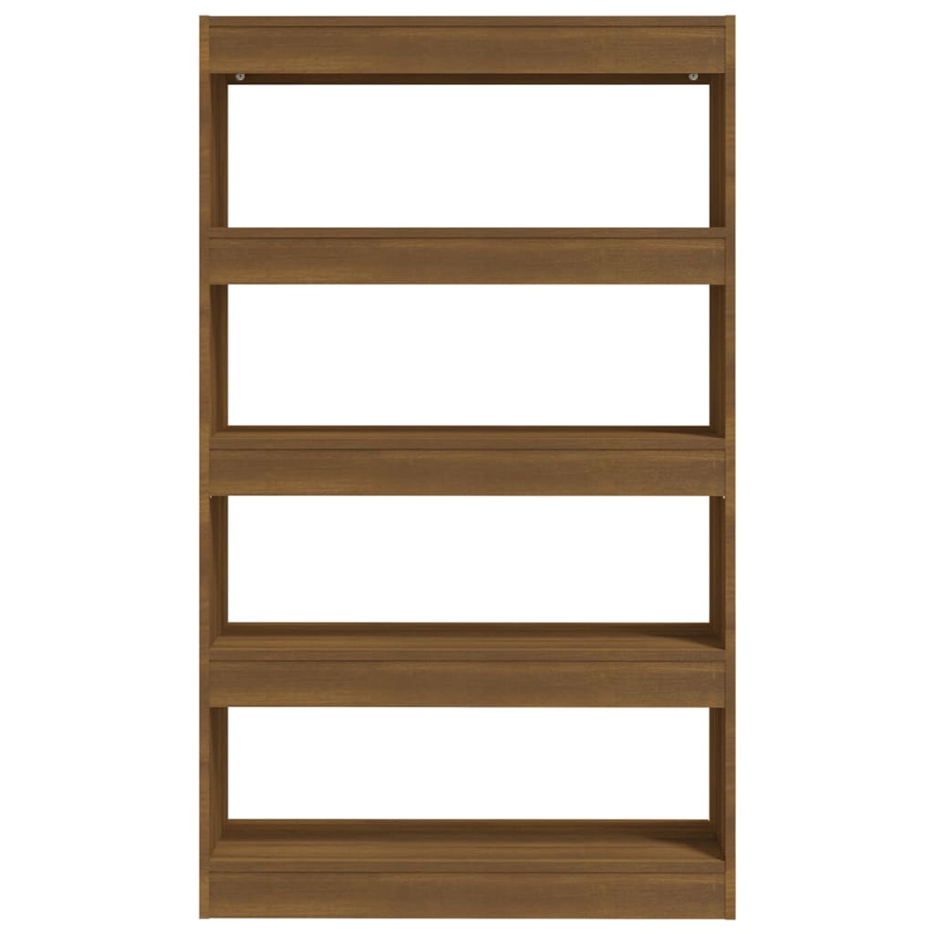 vidaXL Book Cabinet/Room Divider Brown Oak 80x30x135 cm Engineered Wood