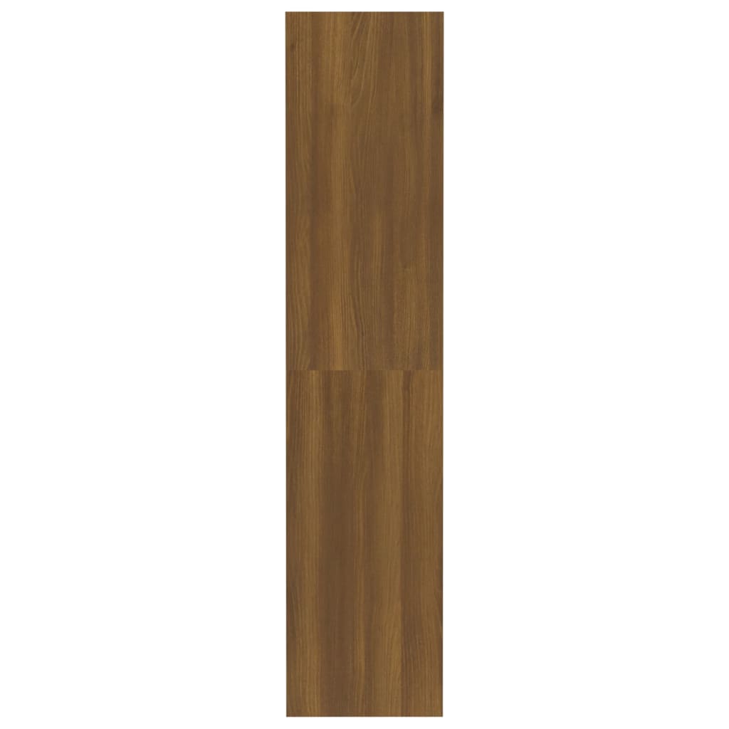 vidaXL Book Cabinet/Room Divider Brown Oak 80x30x135 cm Engineered Wood