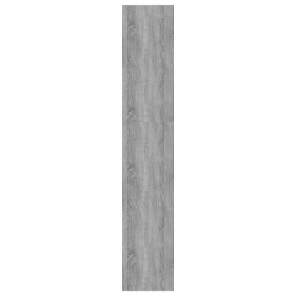 vidaXL Book Cabinet/Room Divider Grey Sonoma 80x30x166 cm Engineered Wood