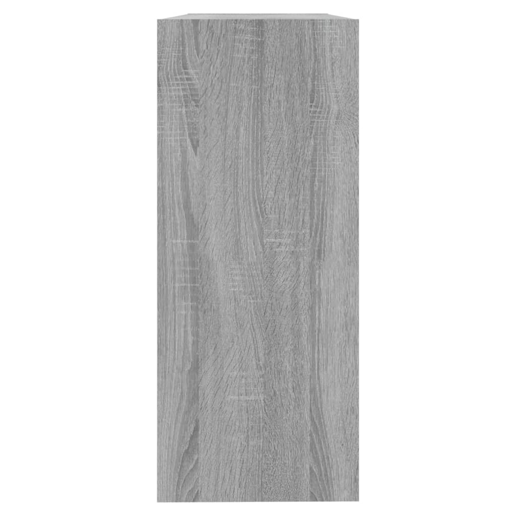 vidaXL Book Cabinet/Room Divider Grey Sonoma 100x30x72 cm