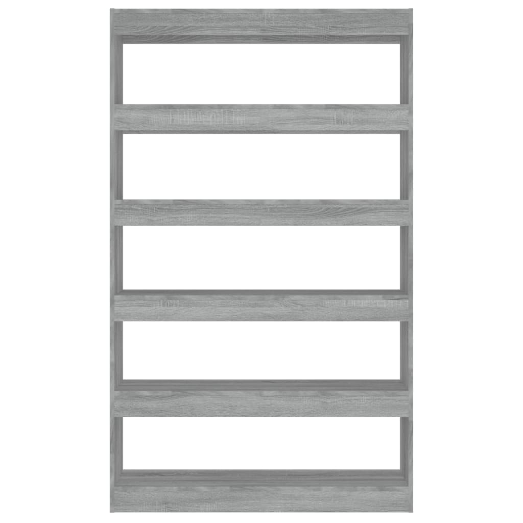 vidaXL Book Cabinet/Room Divider Grey Sonoma 100x30x166 cm