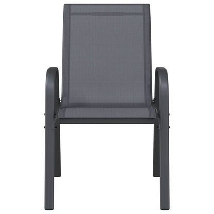 vidaXL Stackable Garden Chair | Set of 2 | Stackable Chairs | Rectangular