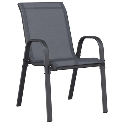 vidaXL Stackable Garden Chair | Set of 2 | Stackable Chairs | Rectangular