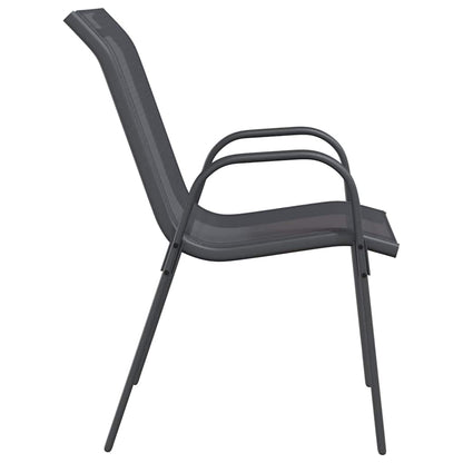 vidaXL Stackable Garden Chair | Set of 2 | Stackable Chairs | Rectangular
