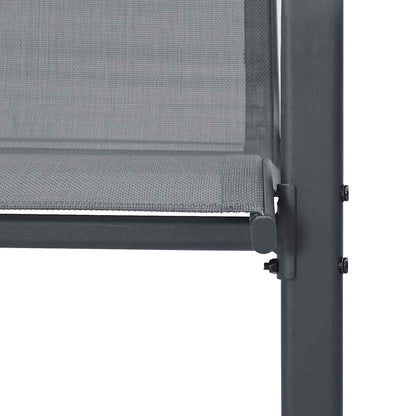vidaXL Stackable Garden Chair | Set of 2 | Stackable Chairs | Rectangular