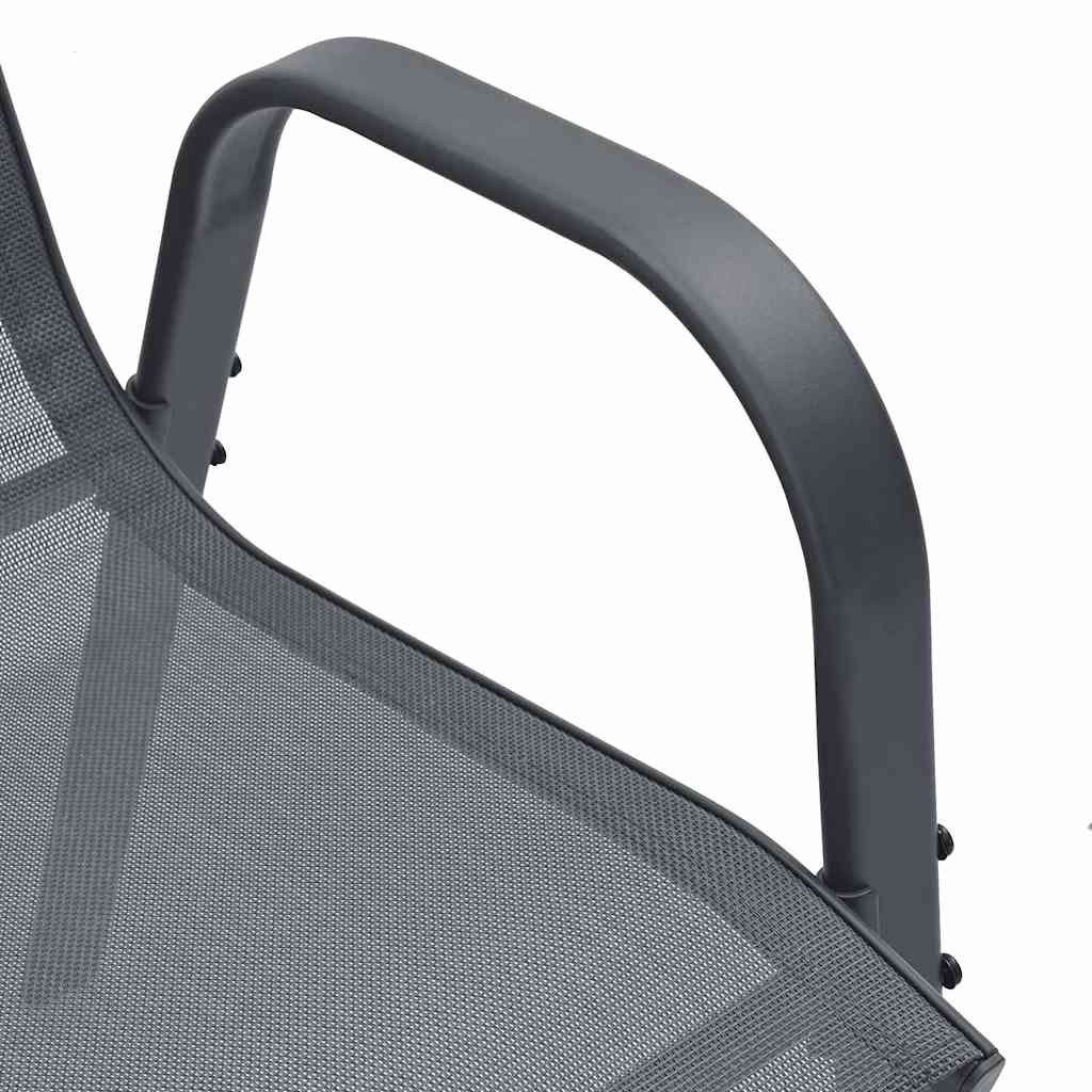 vidaXL Stackable Garden Chair | Set of 2 | Stackable Chairs | Rectangular