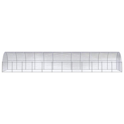 vidaXL Outdoor Chicken Coop 3x12x2 m Galvanised Steel