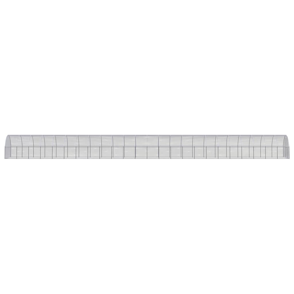 vidaXL Outdoor Chicken Coop 3x24x2 m Galvanised Steel