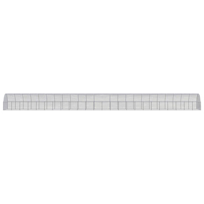 vidaXL Outdoor Chicken Coop 3x24x2 m Galvanised Steel