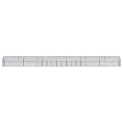 vidaXL Outdoor Chicken Coop 3x24x2 m Galvanised Steel